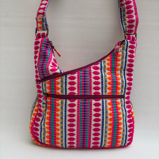 Bolso Bandolera Súper Caomka "Boho Festival Glow" · Pieza Única Núm. 18809