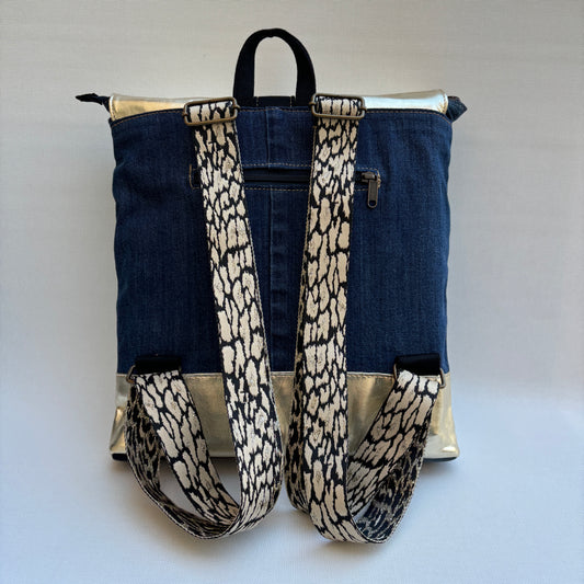 Mochila Top Caomka Recycled ♻️ Jeans · Pieza Única 15734