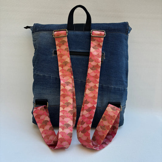Mochila Top Caomka Recycled ♻️ Jeans · Pieza Única 15735