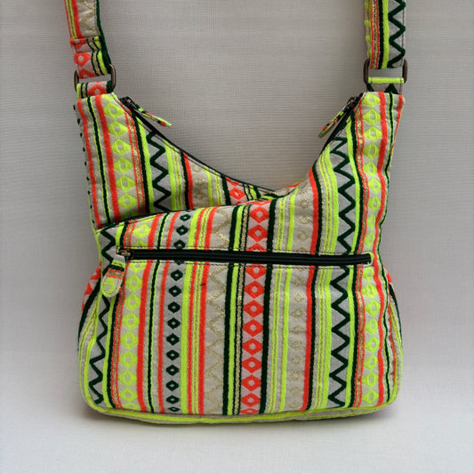Bolso Bandolera Súper Caomka "Neon Jungle Spirit" · Pieza Única Núm. 18811