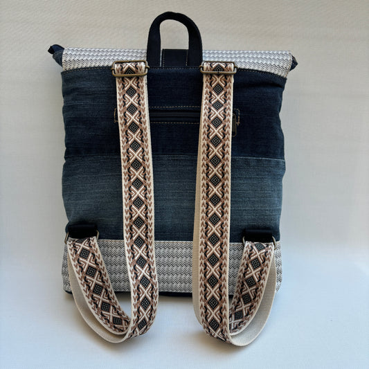 Mochila Top Caomka Recycled ♻️ Jeans · Pieza Única 15753
