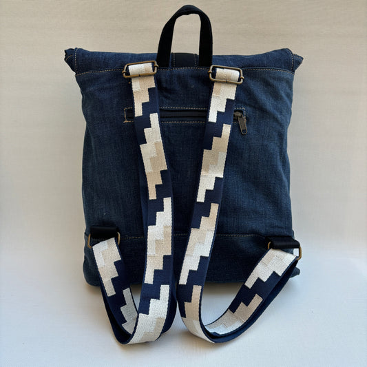 Mochila Top Caomka Recycled ♻️ Jeans · Pieza Única 15754