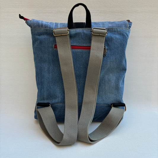 Mochila Top Caomka Recycled ♻️ Jeans · Pieza Única 15755