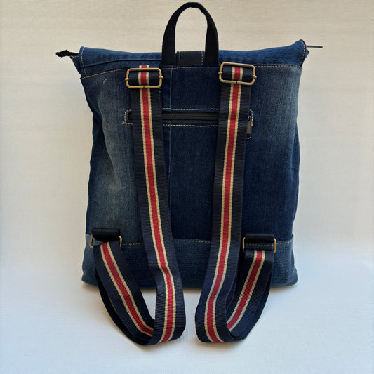 Mochila Top Caomka Recycled ♻️ Jeans · Pieza Única 15756