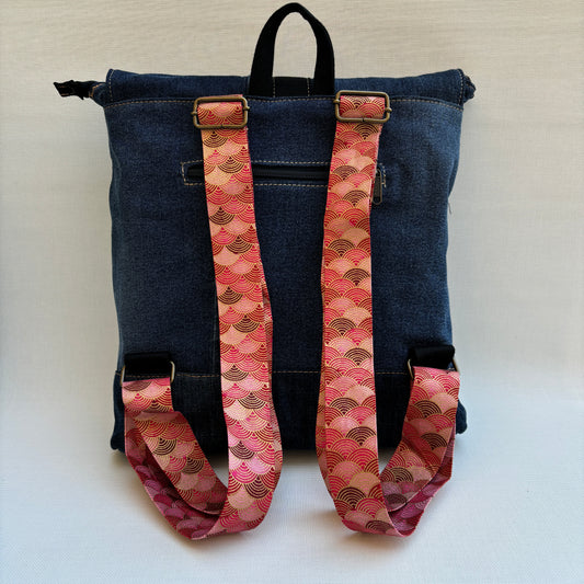 Mochila Top Caomka Recycled ♻️ Jeans · Pieza Única 15757