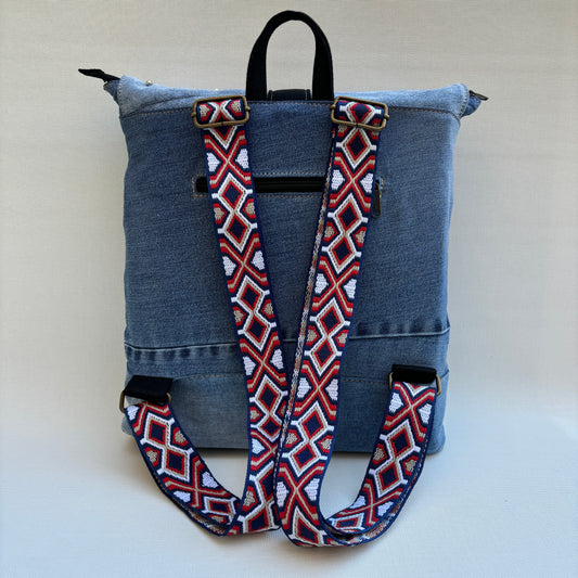 Mochila Top Caomka Recycled ♻️ Jeans · Pieza Única 15759