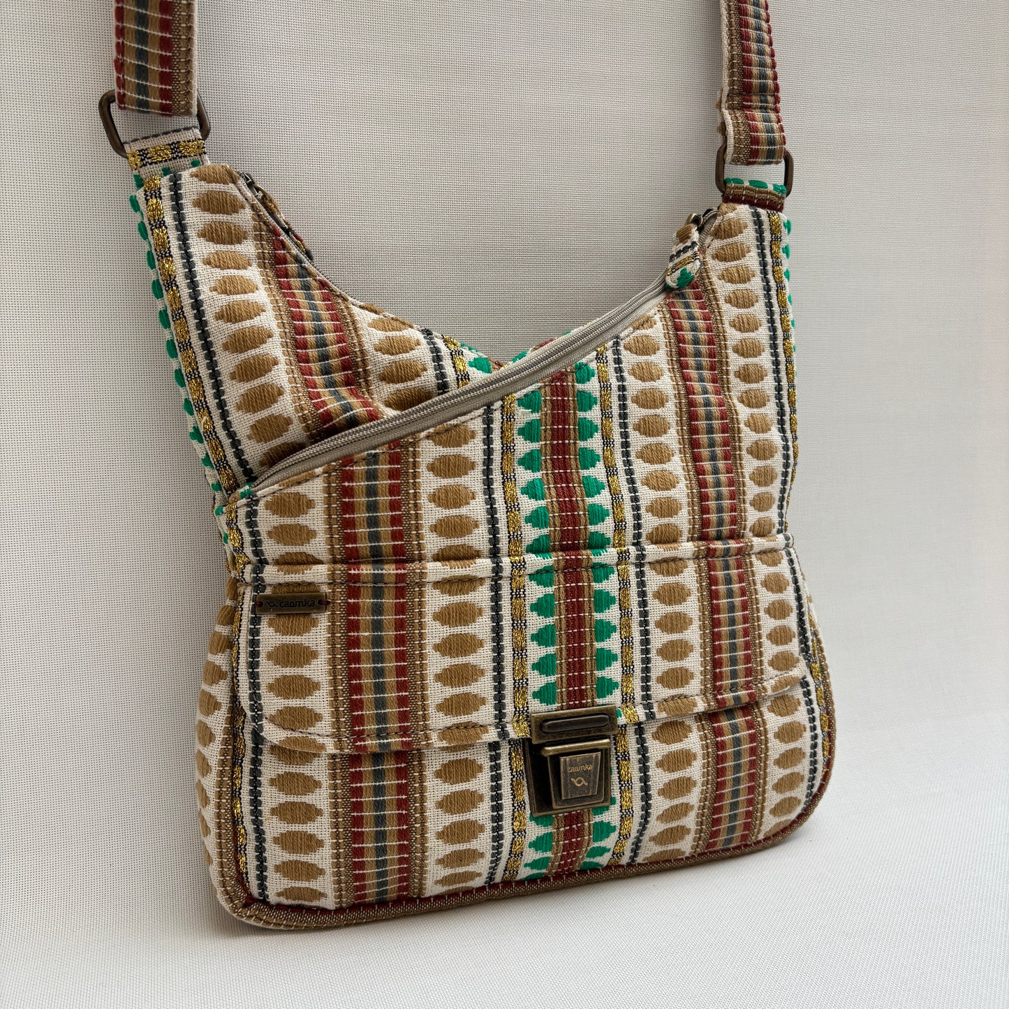 Bolso Bandolera Súper Caomka "Etnical Earth Spirit" · Pieza Única Núm. 18794
