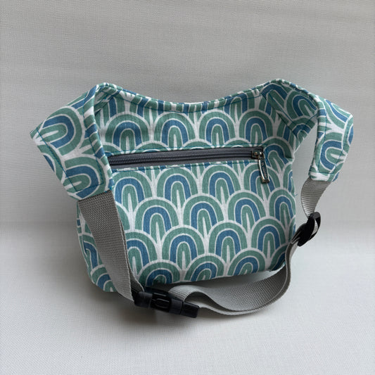 Riñonera "Special Blue Waves" + Bolsillo trasero · Pieza Única Núm. 18134