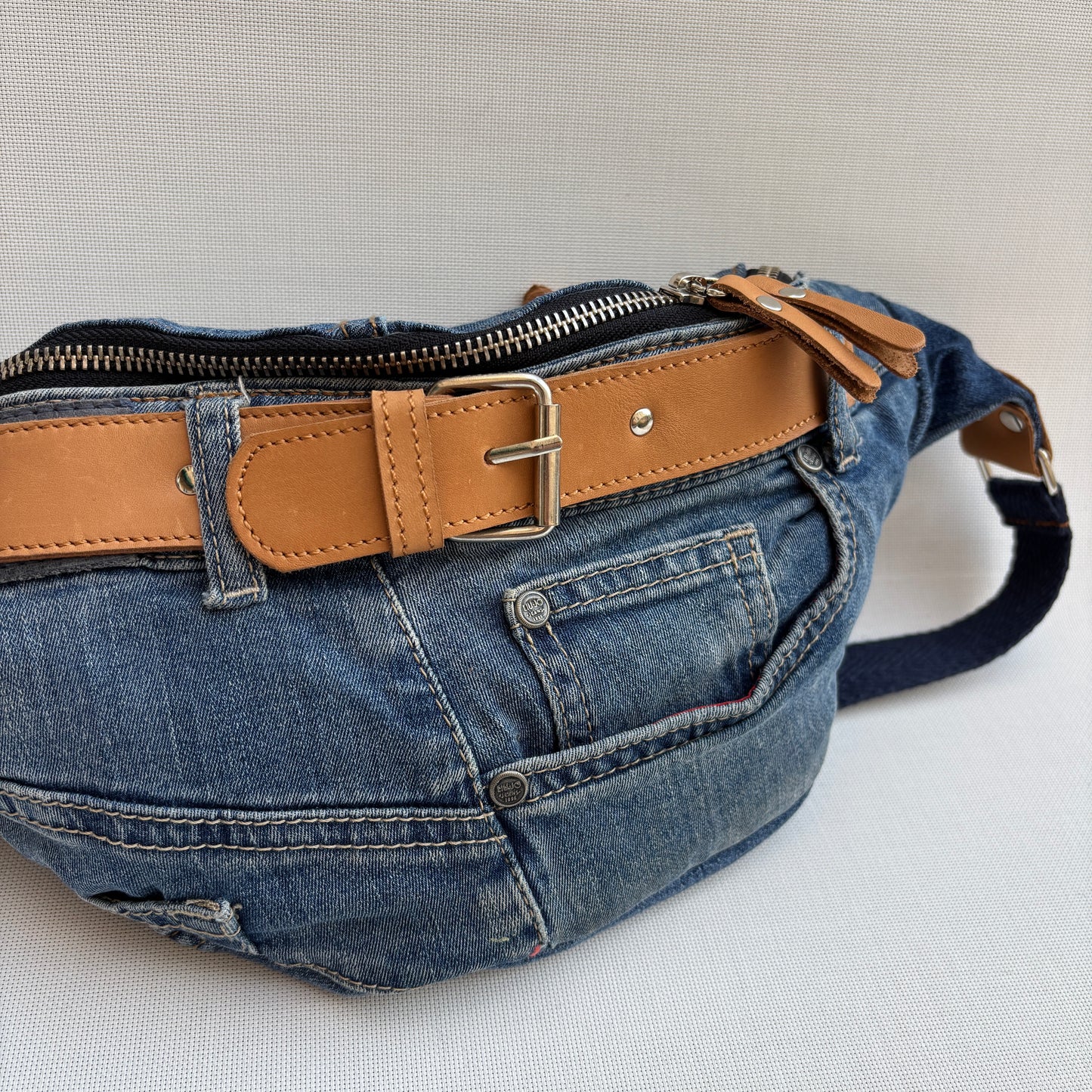 Maxi Retro Chic ♻️ Jeans Recycled ♻️ · Limited Edition · Einzelstück Nr. 12791