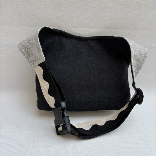 Riñonera “Elegant Gray Top” · Pieza Única Núm. 18956