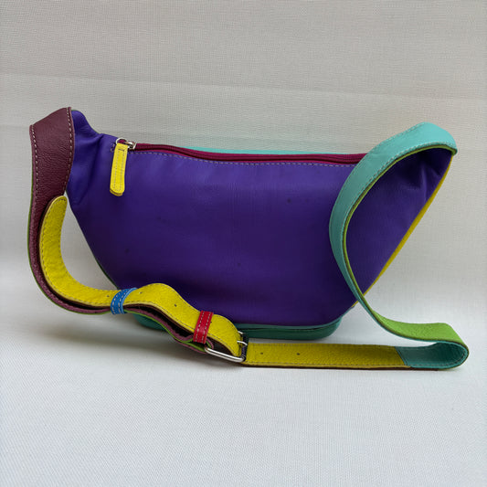 Riñonera RetroChic Analia Happy Colors · Piel · Pieza Única Núm. 18924