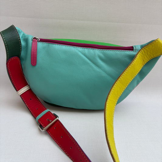 Riñonera RetroChic Analia Happy Colors · Piel · Pieza Única Núm. 18922