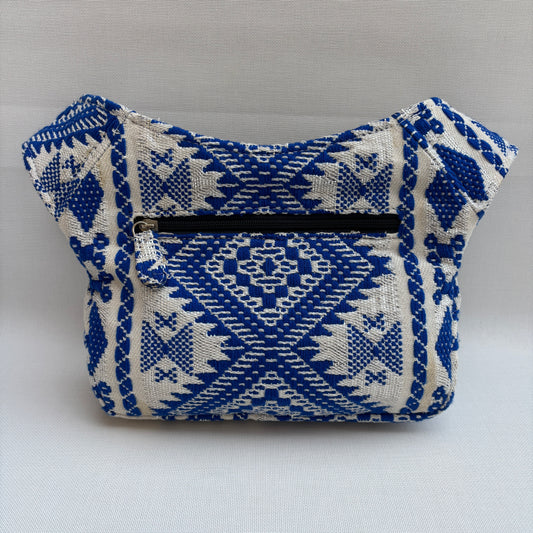 Riñonera "Mediterranean Blue" + Bolsillo trasero · Pieza Única Núm. 18967