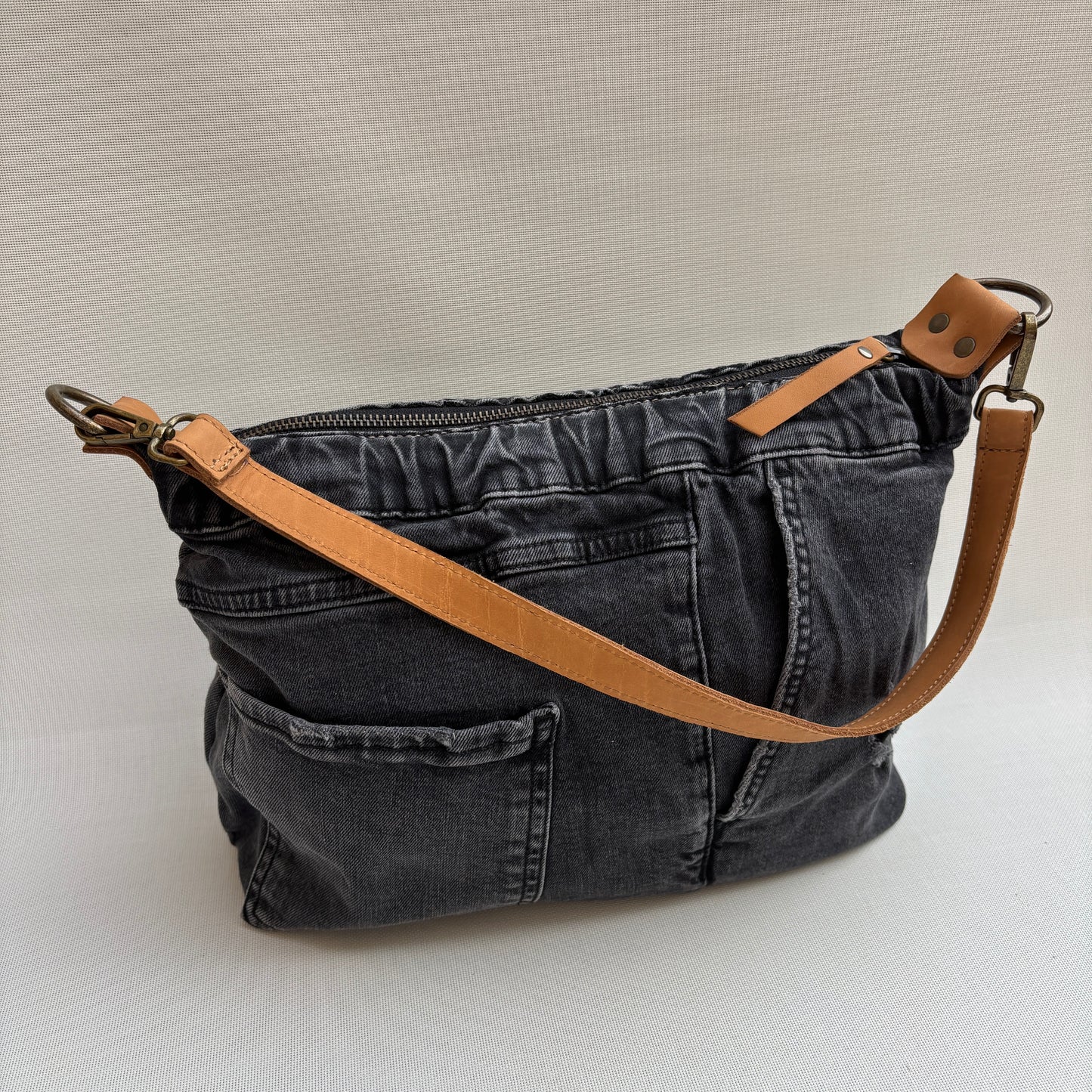 Bolso, bandolera vaquero · Multifunción · ♻️ Jeans Recycled ♻️ · Pieza Única Núm. 18145