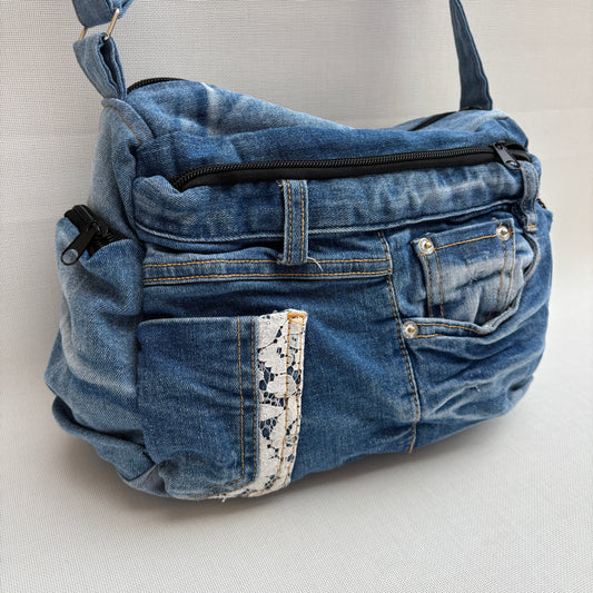 ♻️ Jeans Recycled ♻️ Unique Piece No. 11975