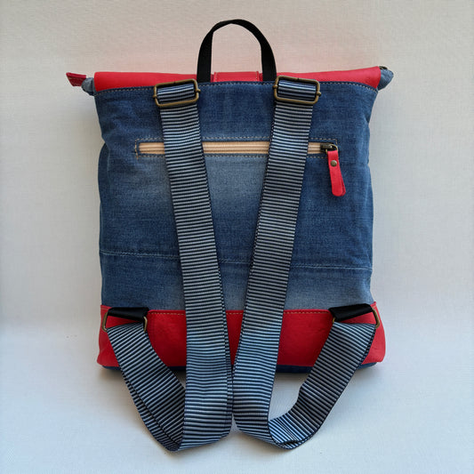 Mochila Top Caomka Recycled ♻️ Jeans · Pieza Única 16066