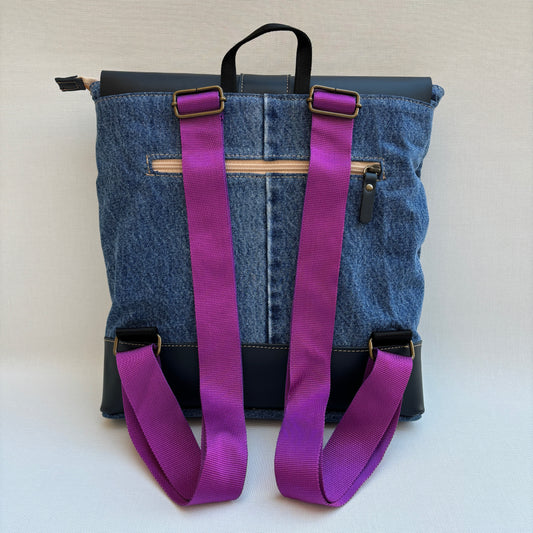 Mochila Top Caomka Recycled ♻️ Jeans · Pieza Única 16068