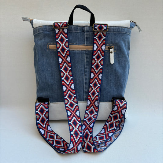 Mochila Top Caomka Recycled ♻️ Jeans · Pieza Única 16138