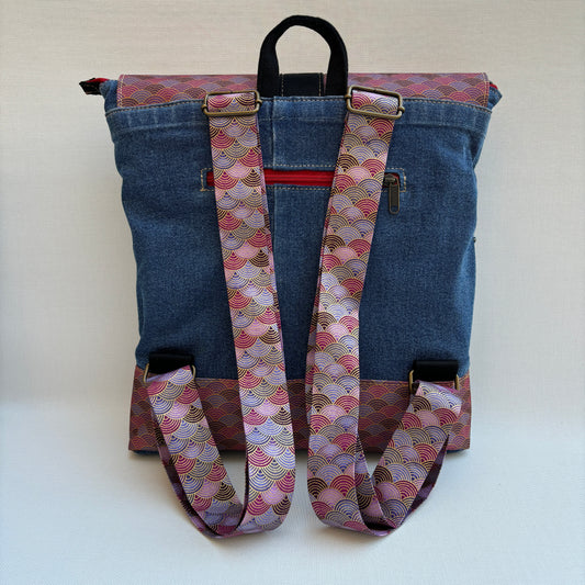 Mochila Top Caomka Recycled ♻️ Jeans · Pieza Única 16101