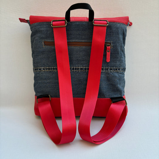 Mochila Top Caomka Recycled ♻️ Jeans · Pieza Única 16100