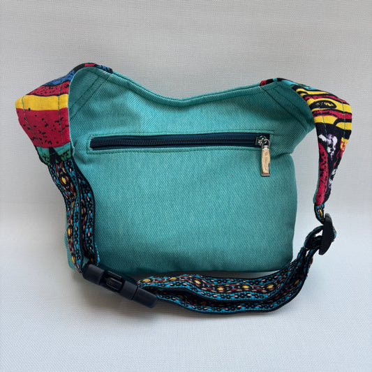 Riñonera "Art Patchwork" + Bolsillo trasero · Pieza Única Núm. 17445