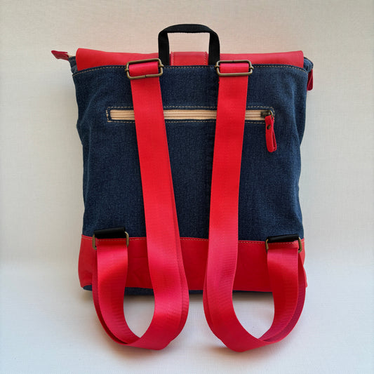 Mochila Top Caomka Recycled ♻️ Jeans · Pieza Única 15803