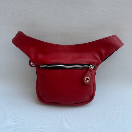 Mini Classic Red & Silver · Piel natural · Pieza Exclusiva Núm. 14886
