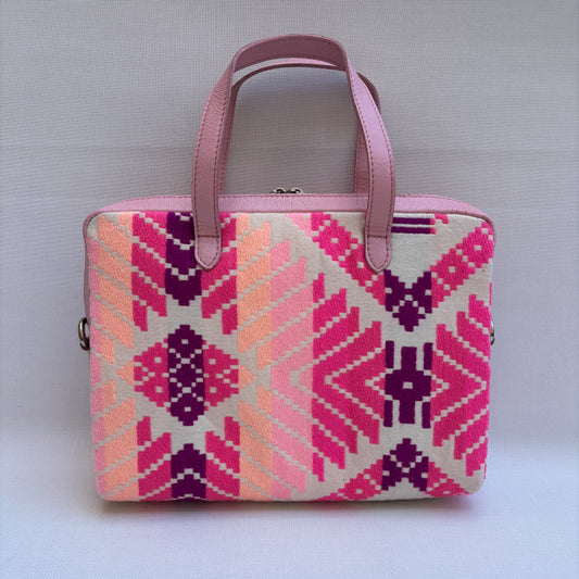 Bolso Carla "Rose India Luxe" · Pieza Única Núm. 18957 (primeras piezas) en evolución.