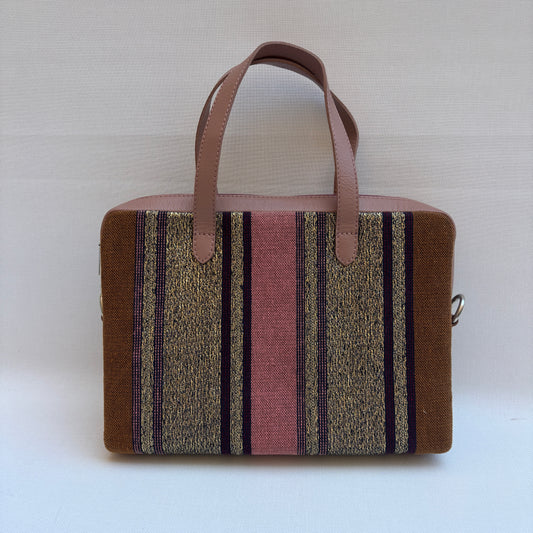 Bolso Carla "Golden Rose Stripes" · Pieza Única Núm. 18960 (primeras piezas) en evolución.