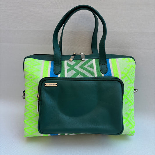 Bolso Carla "Green Light Luxe" · Pieza Única Núm. 18961 (primeras piezas) en evolución.