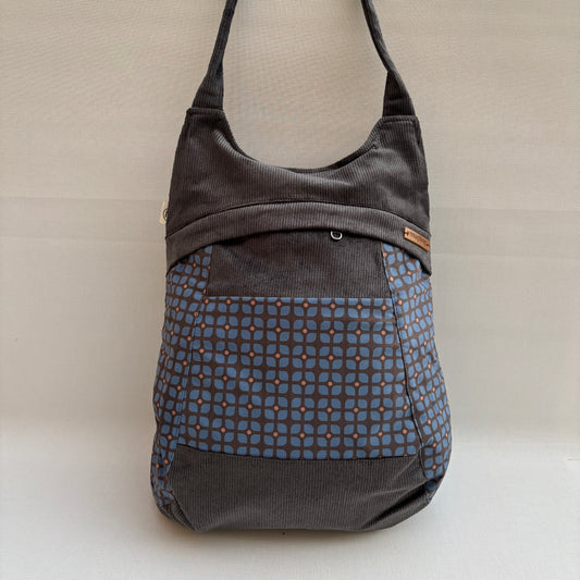 Mochila "Bhaktapur" Tejedido de pana con impermeable · Pieza Exclusiva 18225