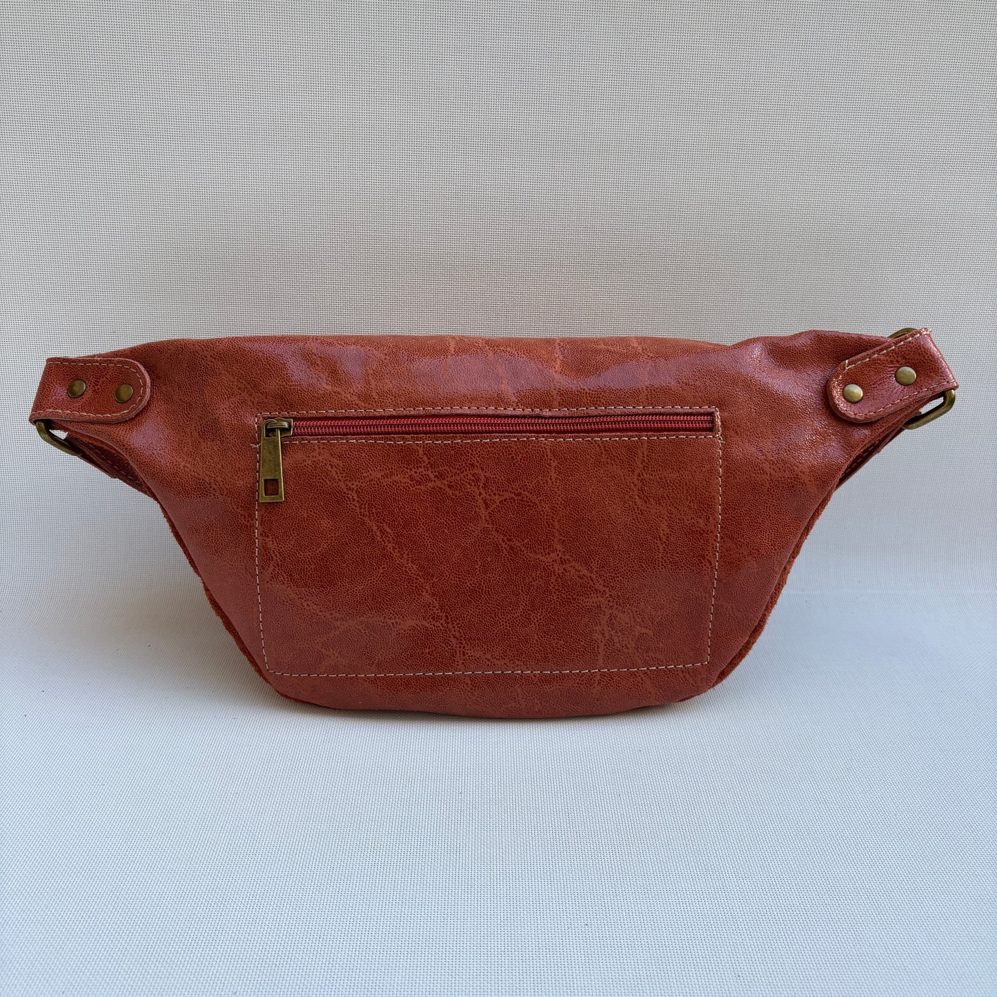 50% Dto. Riñonera "Retro Chic Watermelon Rosas" · Piel / Cuero · Pieza Exclusiva Núm. 16734