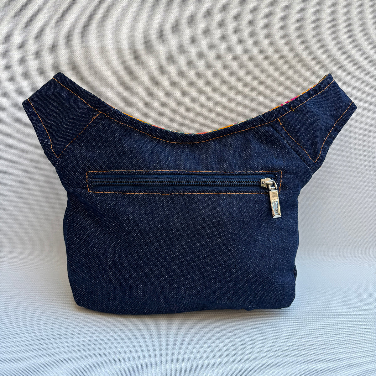 Riñonera "Jeans Denim Golden India" + Bolsillo trasero · Pieza Única Núm. 19017