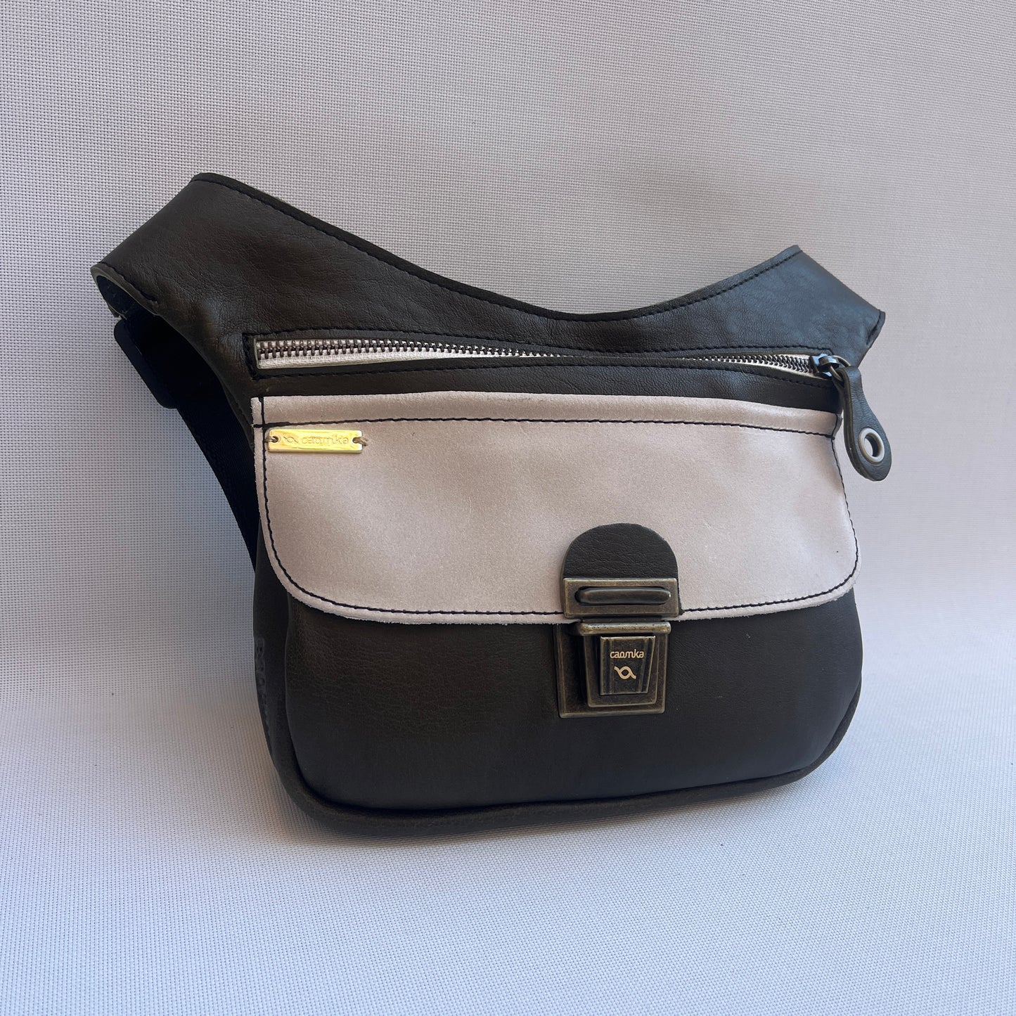 (-30%) Special Kaki & Beige · Piel natural BioCuir® · Pieza Exclusiva Núm. 15005