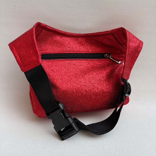 Riñonera "Party The Woman in Red" + Bolsillo trasero · Polipiel · Pieza Única Núm. 18235