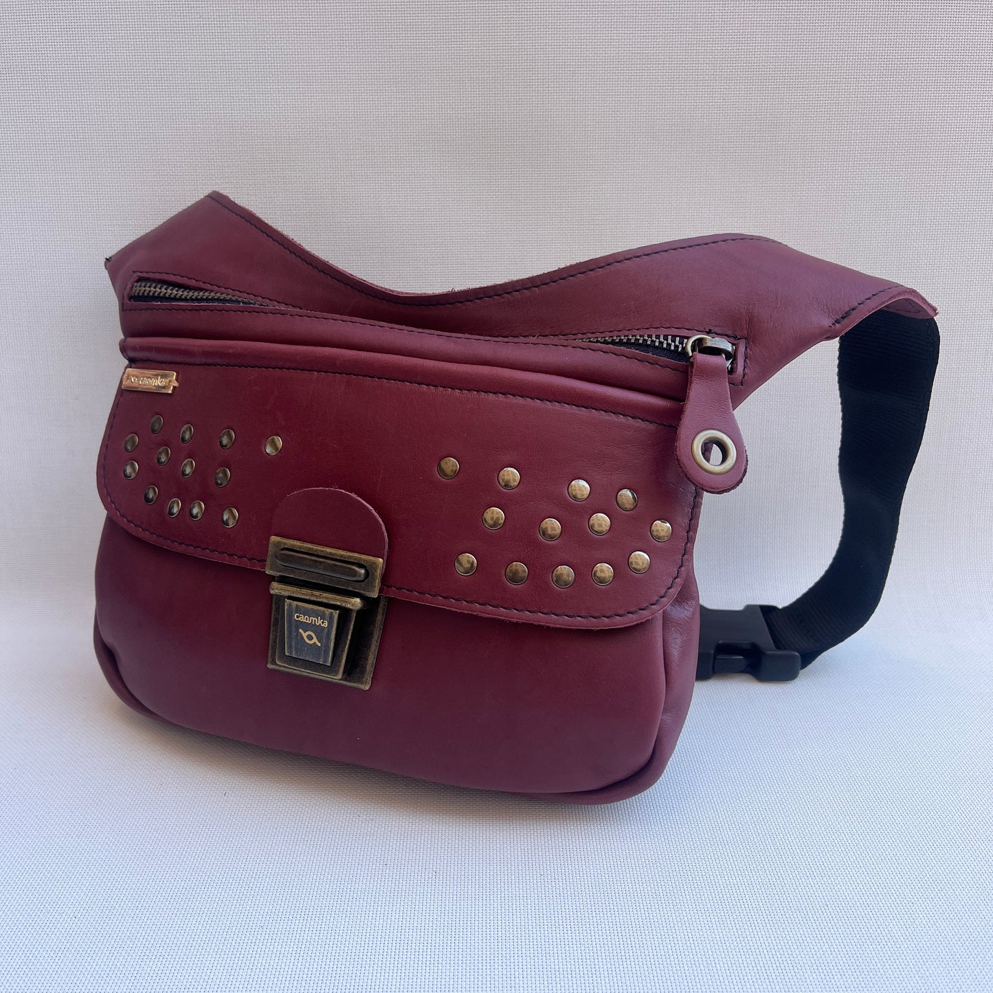 Premium Burdeos & Old Gold · Piel natural BioCuir® · Pieza Exclusiva Núm. 15004