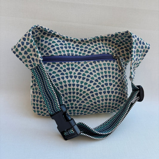 Riñonera "Special Greens Top" + Bolsillo trasero · Pieza Única Núm. 19027