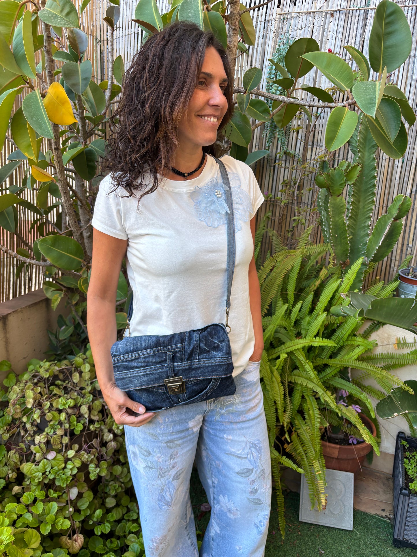 Bolso, bandolera vaquero ♻️ Jeans Recycled ♻️ · Pieza Única Núm. 17470