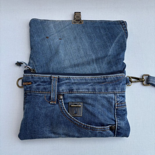 Riñonera NANO multifunción ♻️ Jeans Recycled ♻️ · Pieza Única Núm. 17490