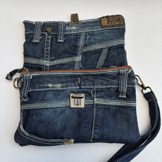 Riñonera NANO multifunción ♻️ Jeans Recycled ♻️ · Pieza Única Núm. 17489