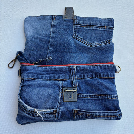 ♻️ Jeans Recycled ♻️ Unique Piece No. 11975