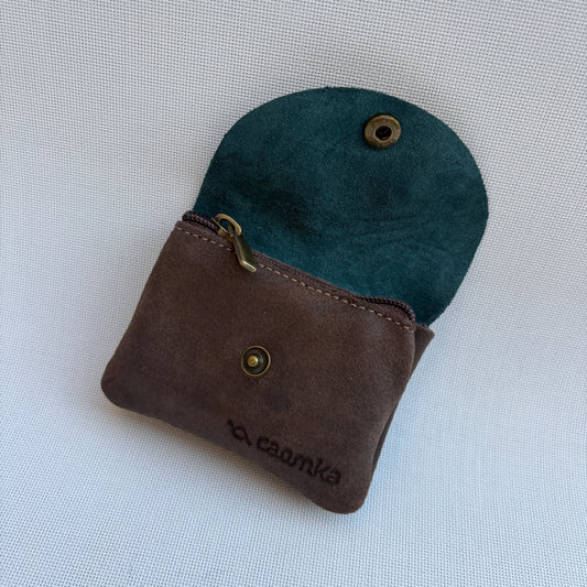Monedero Sweet Caomka "Art Noveau" · Piel - Cuero · Pieza Exclusiva Núm. 16774