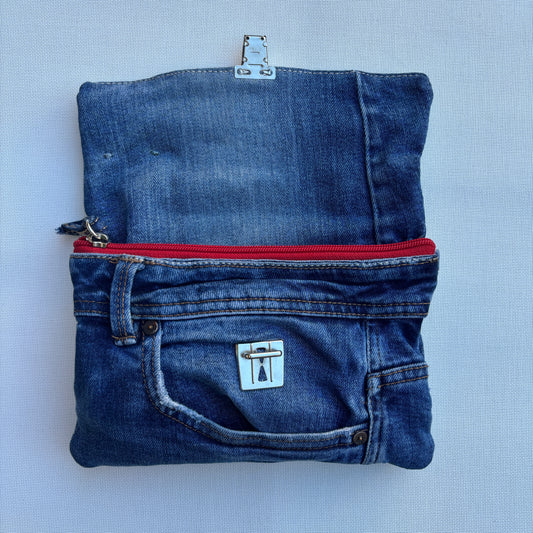 Riñonera NANO multifunción ♻️ Jeans Recycled ♻️ · Pieza Única Núm. 17528