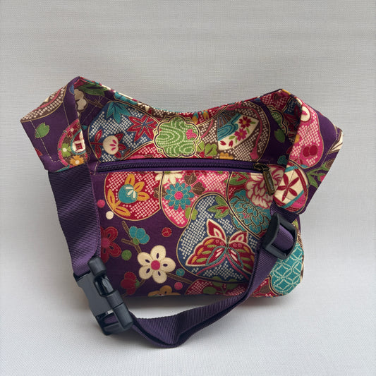 Riñonera "Special Japanese Flowers" + Bolsillo trasero · Pieza Única Núm. 17568