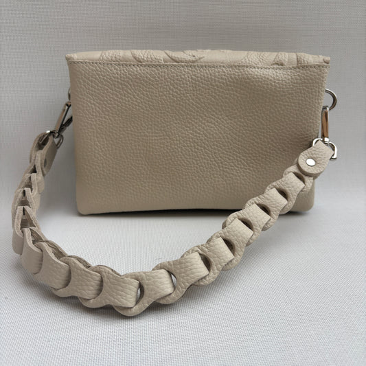 Riñonera multifunción ELEGANT NANO "Beige" · Piel · Pieza Exclusiva Núm. 17586