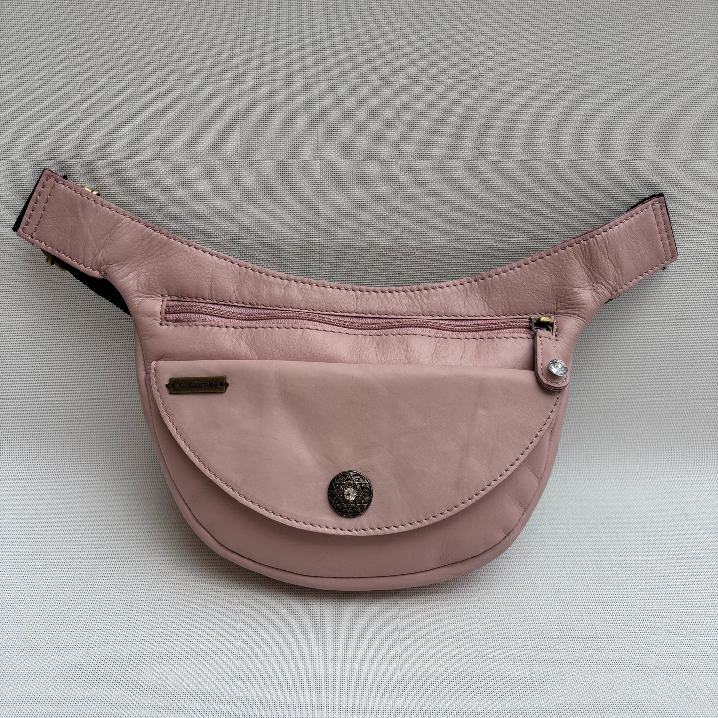 Riñonera Luna "Special Pink Luxury" Silver · Piel · Pieza Exclusiva Núm. 19064