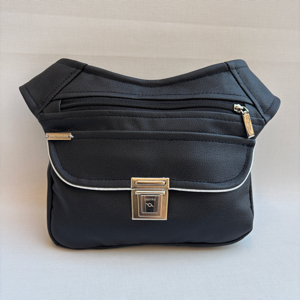 Riñonera "Especial Classic Black Silver" · Polipiel · Pieza Exclusiva Núm. 18261