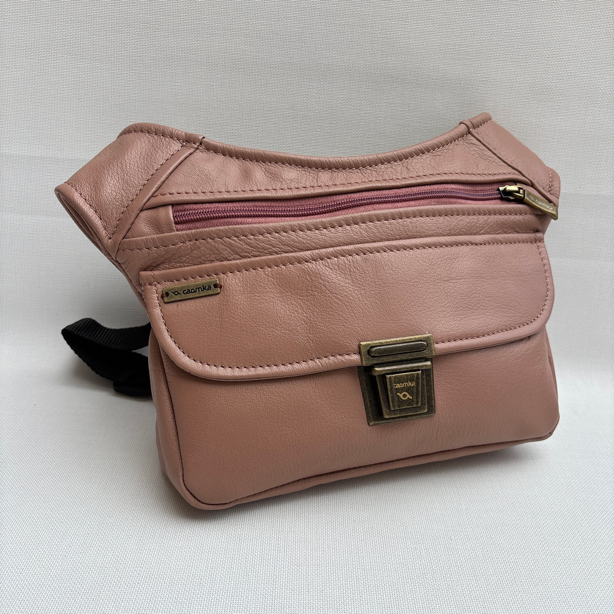 BioCuir Classic Black & Silver BioCuir® Natural Leather Exclusive Piece No. 6678