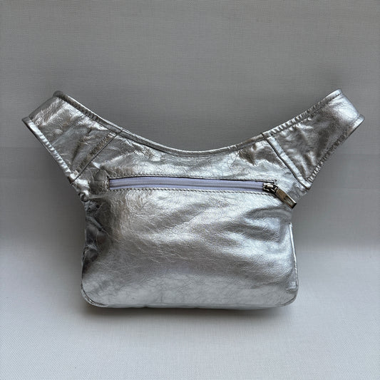 BioCuir Classic Black & Silver BioCuir® Natural Leather Exclusive Piece No. 6678