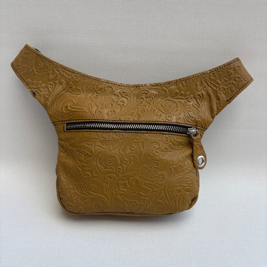 Riñonera Mini "Premium Camel Pearls" · Piel · Pieza Única Núm. 17961